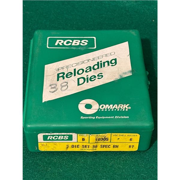 38 SPEC RN  RCBS 3 Die Set