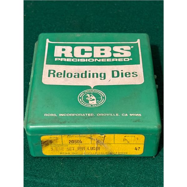9mm Luger RCBS 3 Die Set