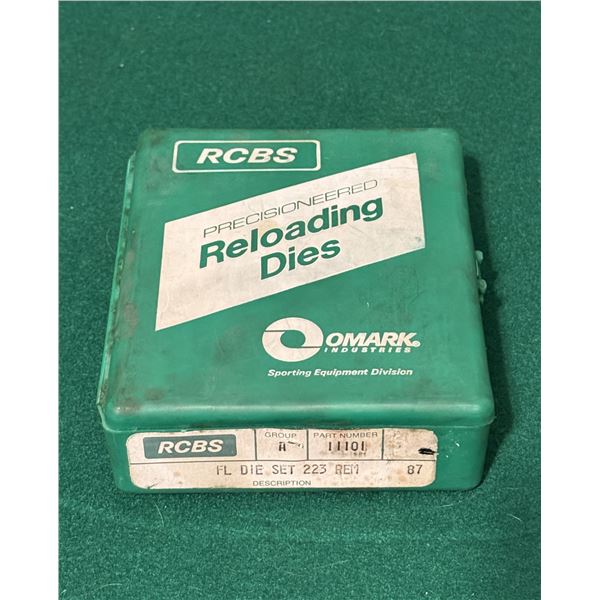223 REM 87 RCBS FL Die Set
