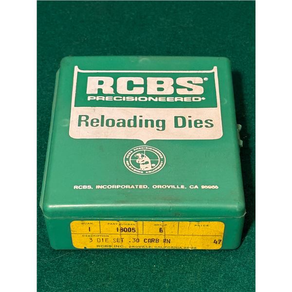 .30 CARB RN 47 RCBS 3 Die Set