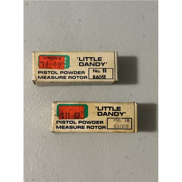 RCBS “Little Dandy” Pistol Powder Measure Rotors