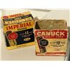Image 1 : 12 GA 2¾" Vintage CIL Imperial Magnum & Canuck Heavy Load (Collector Lot)