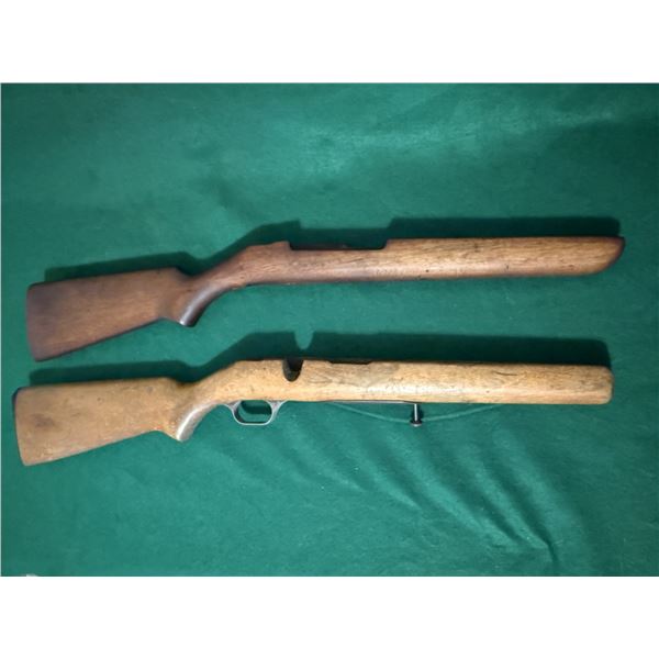 .22 Caliber Vintage Wooden Rifle Stocks