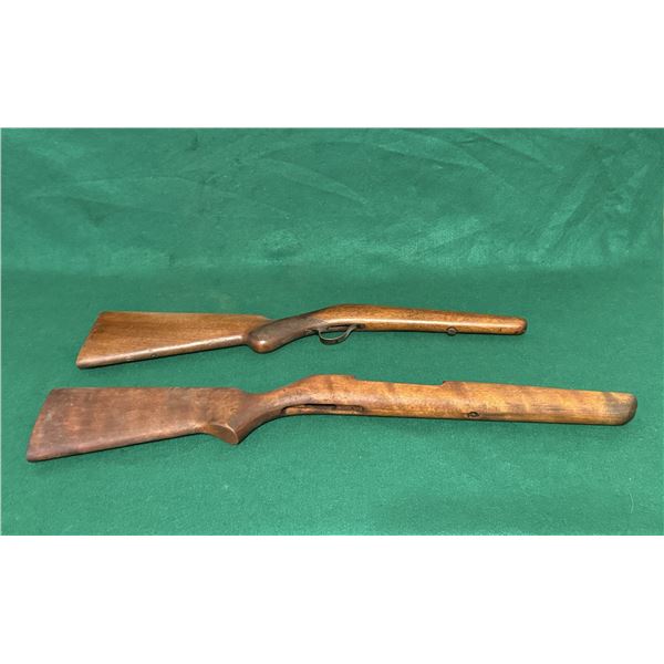 .22 Caliber Vintage Wooden Rifle Stocks