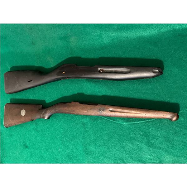 Vintage Wooden Mauser and Mosin Nagant Rifle Stocks