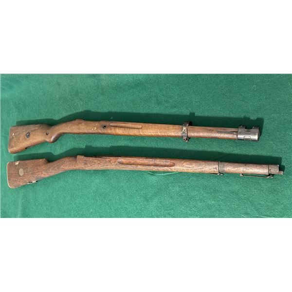 Vintage Wooden Mauser Rifle Stocks
