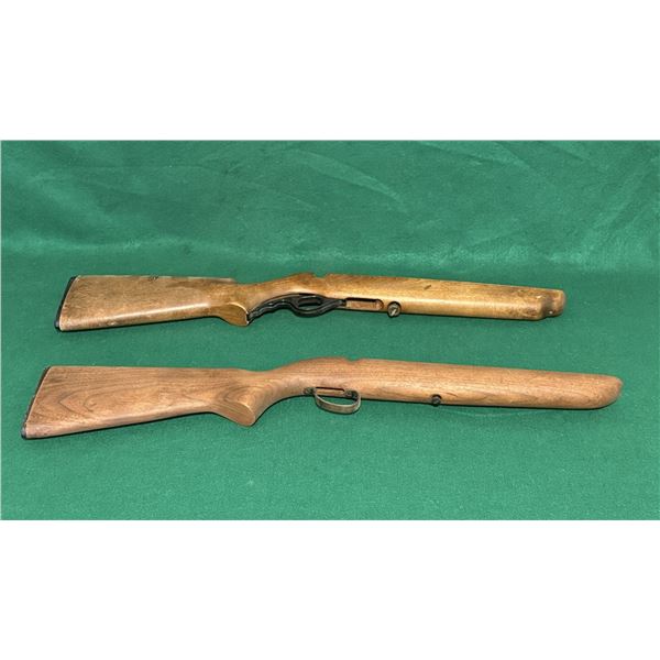 Vintage Wooden Remington and Mossberg Rifle Stocks