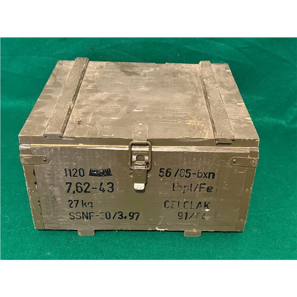 Vintage Czechoslovakian Military Ammunition Crate