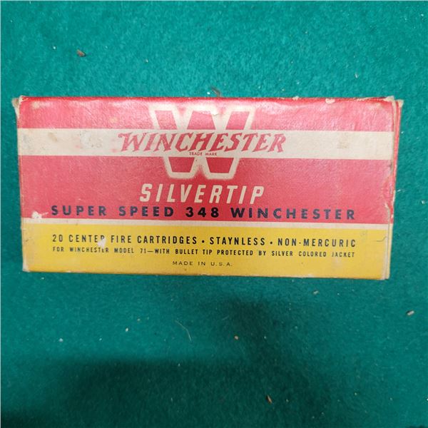 .348 Winchester Factory Super-Speed Collectible Ammo