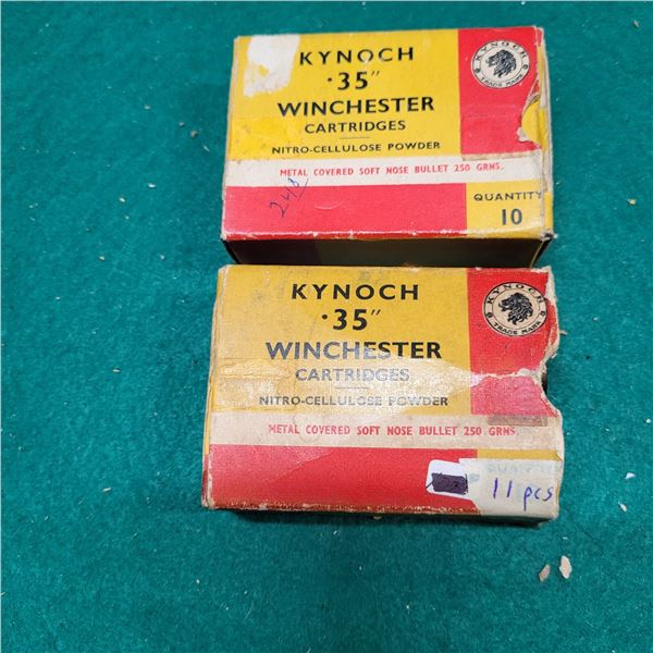 .35 Winchester Factory Kynoch Ammo