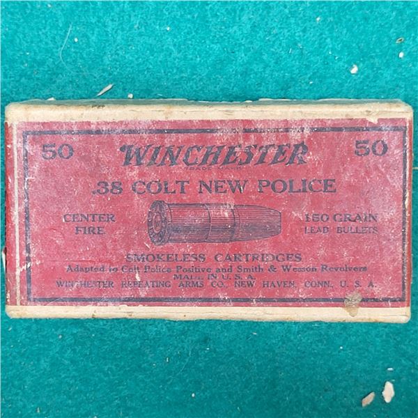 Winchester .38 Colt New Police Ammo