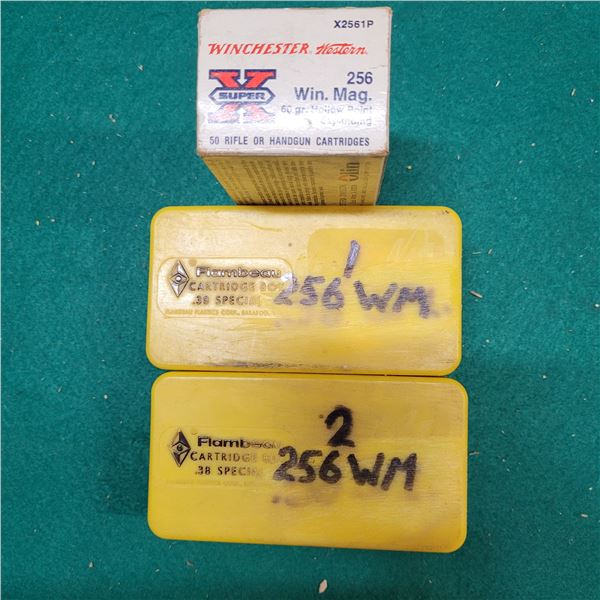.256 Winchester Magnum Factory Ammo