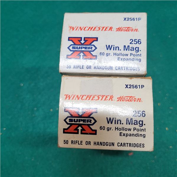 .256 Winchester Magnum Factory Ammo