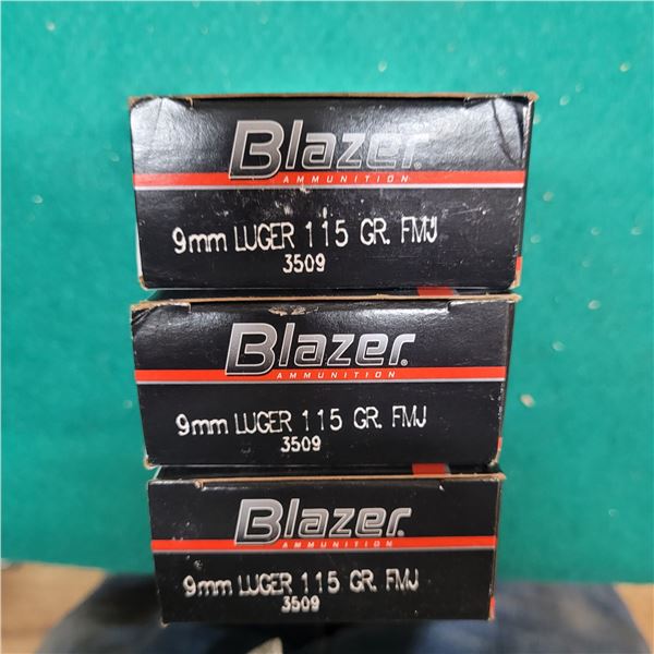 9mm Luger Blazer Ammo