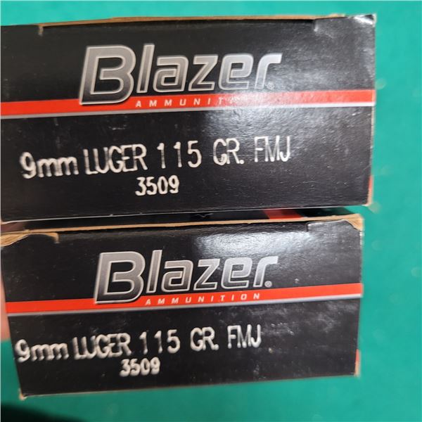 9mm Luger Blazer Ammo
