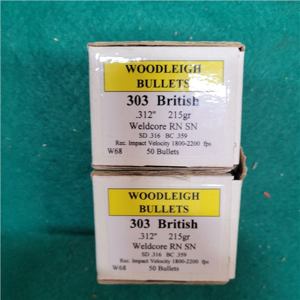 .303 215gr Woodleigh Bullets