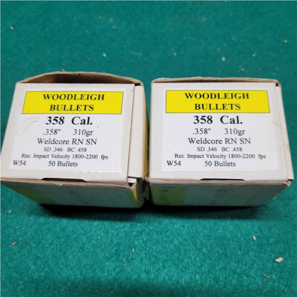 .358 cal 310gr Woodleigh Bullets