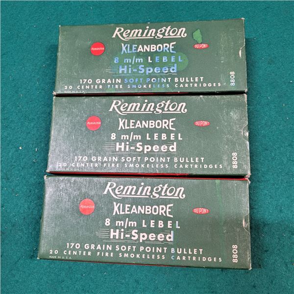 8m/m Lebel Remington Ammo