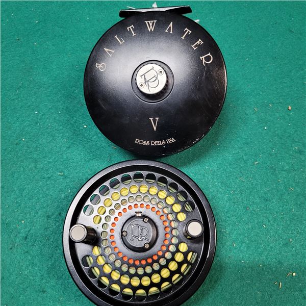 Ross Saltwater V Fly Reel with Spare Spool  Made in USA