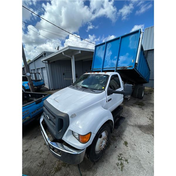 2012 Ford 750  4X2  26K  GVWR DsL SA/Rugby Dump Truck