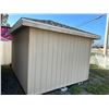 Image 4 : 10'  X  12'  X  8'  Tall Skid Mount Shed w/Door, Windows, Insulated