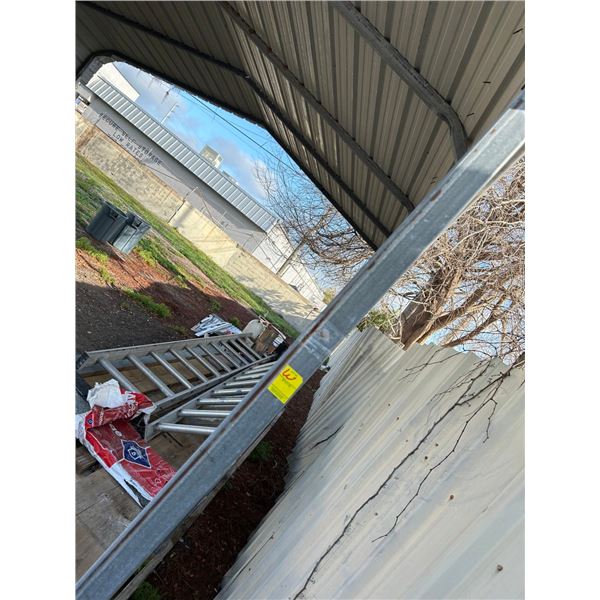 Approx. 18'  X  18'  X  12'  Arched wo Car Carport