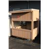 Image 1 : Tan 5'  X  6'  X  6'  Out Buiding w/Door, Service Windows
