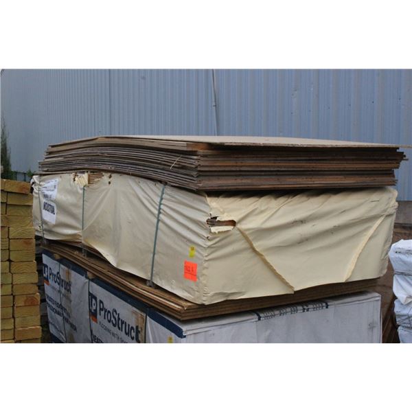 3/4"  4'  X  8'  Panels - 64