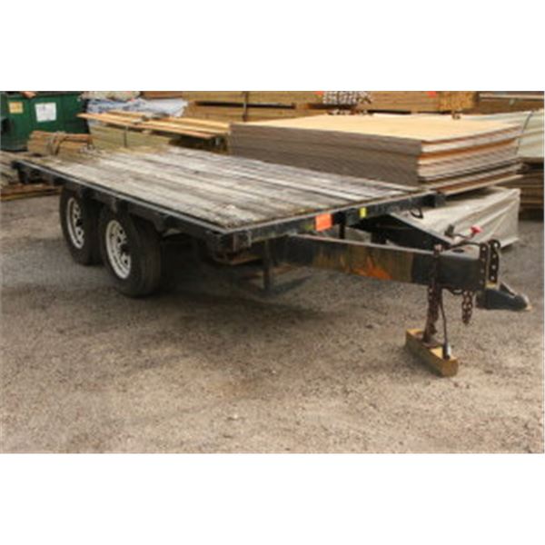 T/A  5'  X  12'  Flat Bed Trailer  *No Title Required, Must Be Registered As Homemade