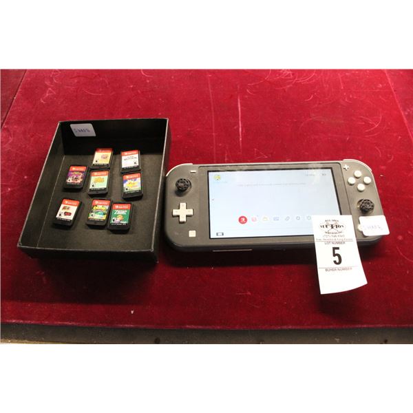 Nintendo Switch Portable Gaming Console w/8 Games