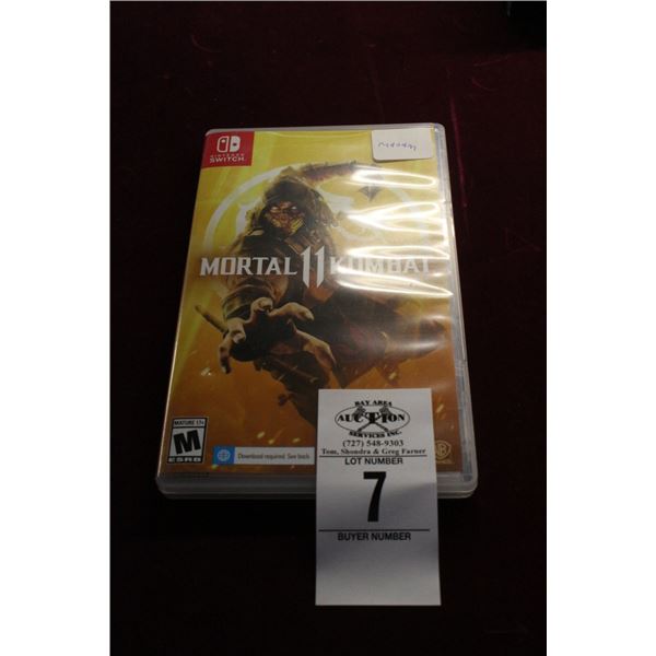 Nintendo Switch Mortal Combat Game