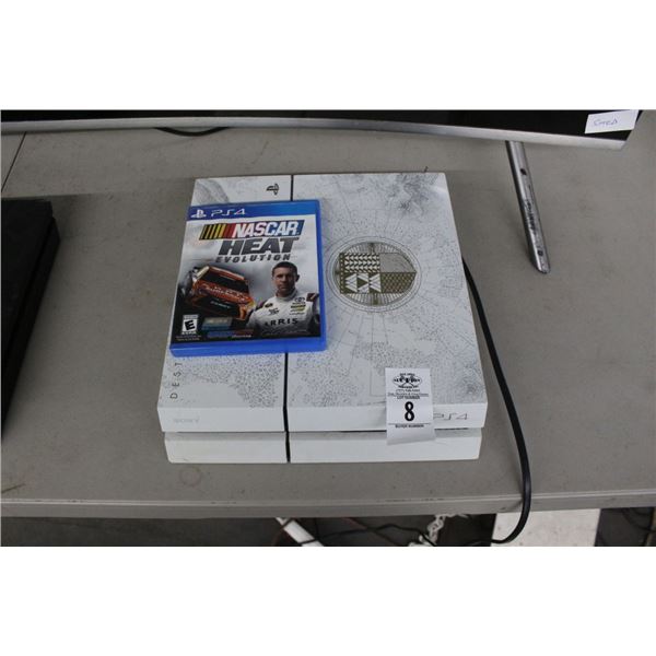 Sony Play Station Destiny PS4 Console w/Nascar Game