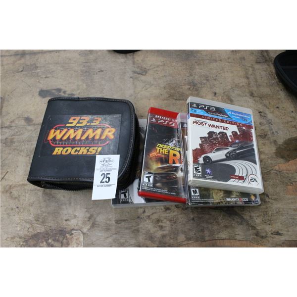 PS4 Games 4, Book w/Xbox Games/Discs