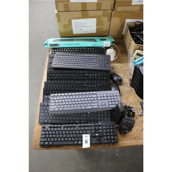 Computer Keyboards 14,  Mouses/Speakers