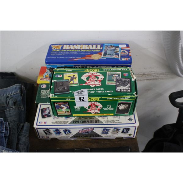 Sports Trading Cards - 5 Sleeves