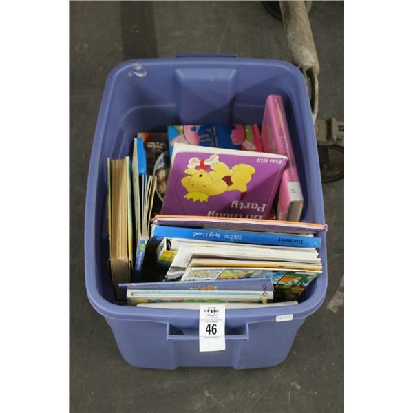 Bin w/Asst. Child Books