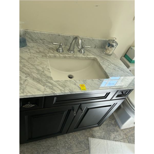 Mocha/Marble Top Vanity and Hall Salvage in Office *MUST BE REMOVED BY MARCH 31 *