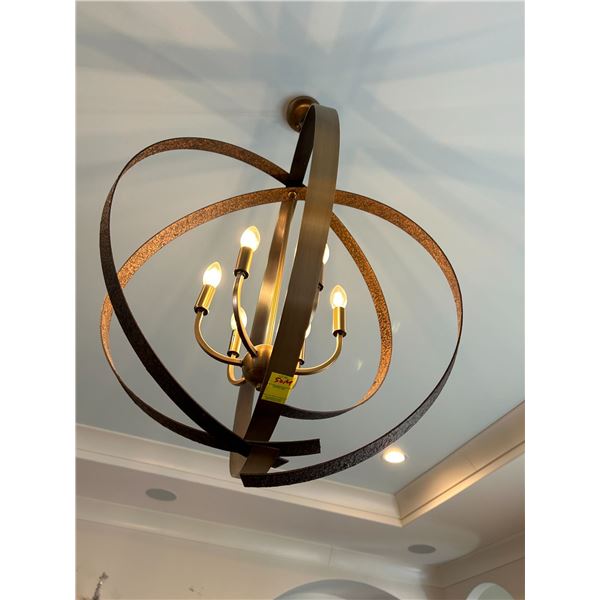 Large Sphere Chandelier in Family Room *MUST BE REMOVED BY MARCH 31 *