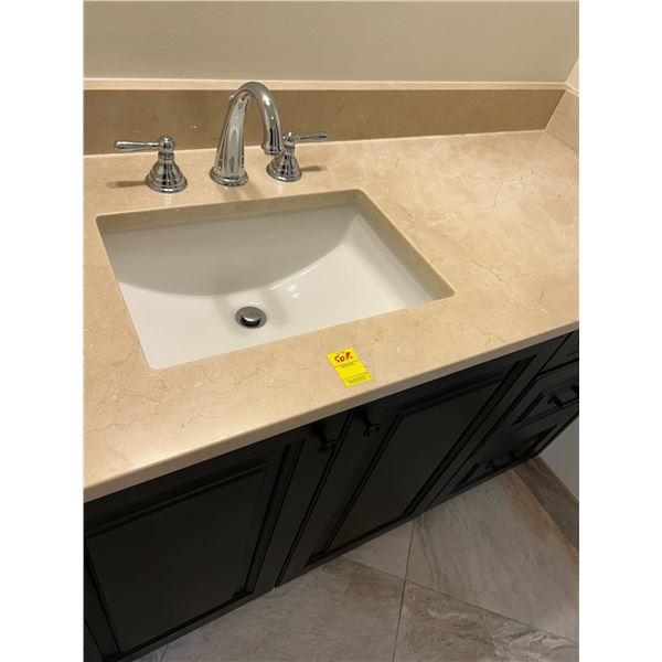 Beige Quartz Top Mocha Vanity/Tub/Bath Salvage/Media Room *MUST BE REMOVED BY MARCH 31