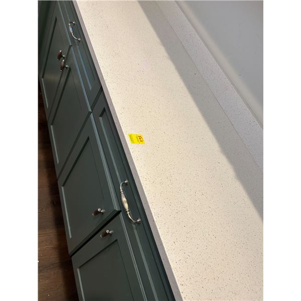 Terrazo Style 12' Cabinets/Sink/Blue Gray Cabinets Upstairs Laundry *MUST BE REMOVED BY MARCH 31