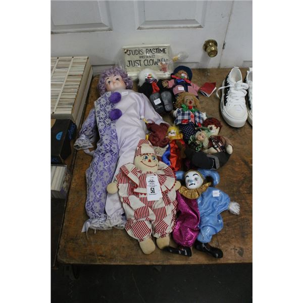 Asst. Clown Dolls