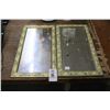 Image 1 : Floral Framed Mirrors - Pair - No Shipping