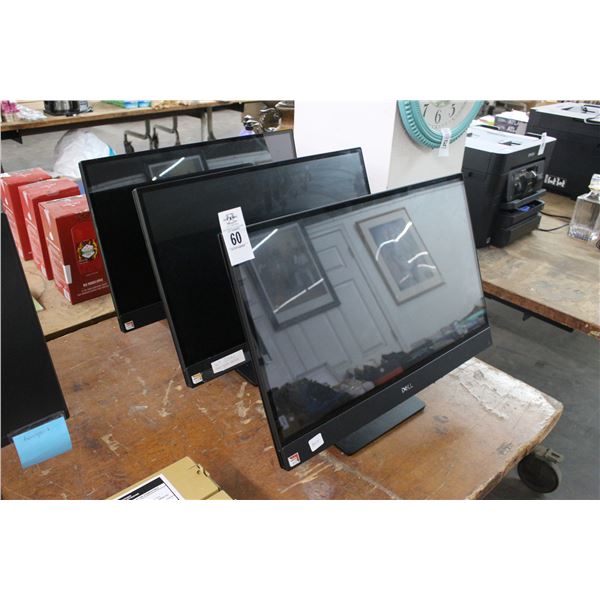 3-Dell LED Monitors - 3 X $