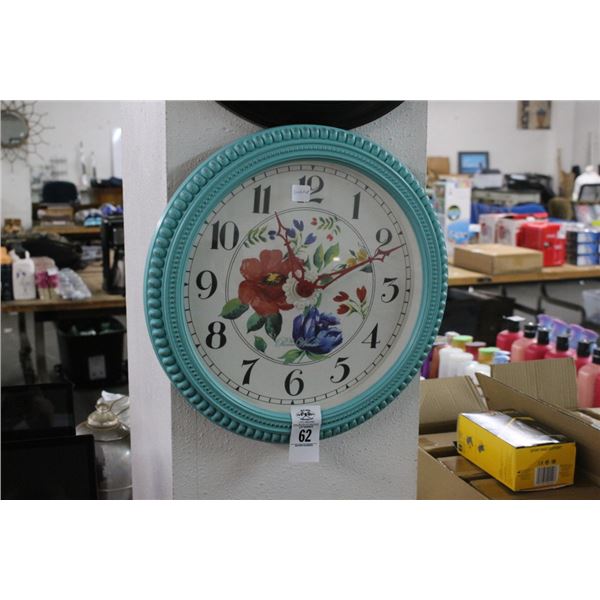 Pioneer Woman Floral Wall Clock