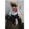 Image 1 : Boy Doll Riding Stick Horse Doll