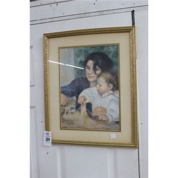 Framed Art Print Gabrila/Jean