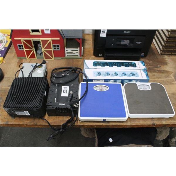 Weight Scales, Broom Holders, Box Fan, Splitters