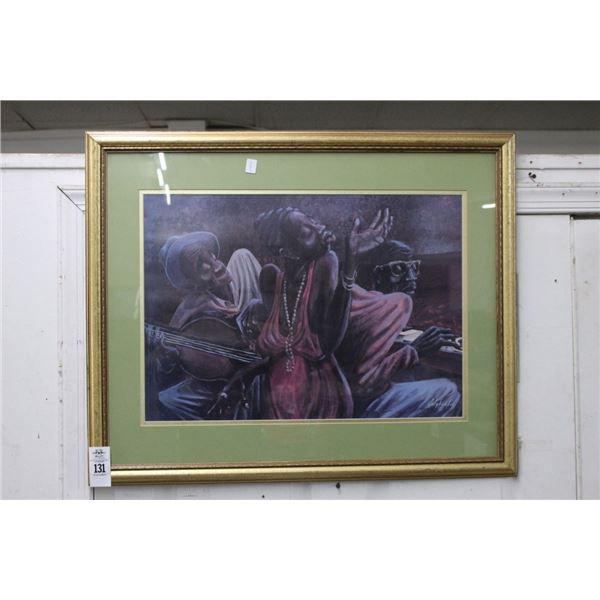 John Holyfield  "She Sang The Blues"  Wall Print