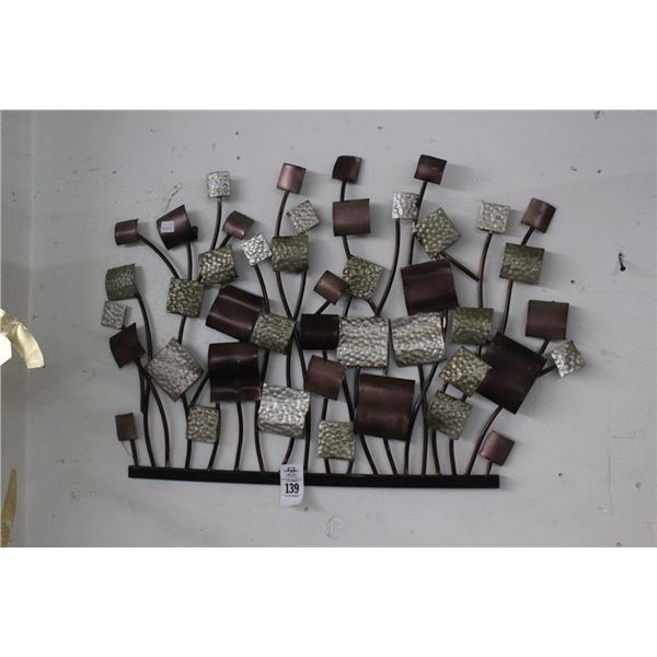 Abstract Metal Wall Sculpture