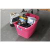 Image 1 : Box Asst. Nail Polish, Couch Cover, Keyboard, Asst. Items